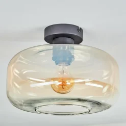 Boza Plafonnier Ambre, Clair, 1 lumière