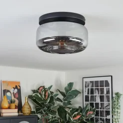 Boza Plafonnier, Boule lumineuse Fumé, 1 lumière
