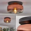 Boza Plafonnier, Boule lumineuse Clair, Cuivré, 1 lumière