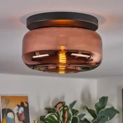 Boza Plafonnier, Boule lumineuse Cuivré, 1 lumière