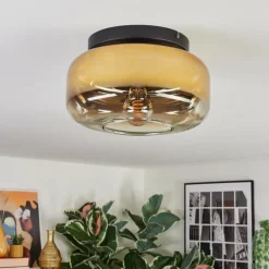 Boza Plafonnier, Boule lumineuse Or, Clair, 1 lumière