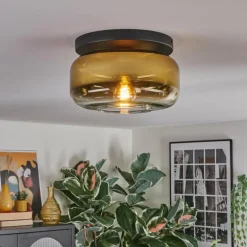 Boza Plafonnier, Boule lumineuse Or, Clair, 1 lumière