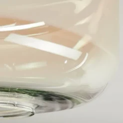 Boza Plafonnier, Boule lumineuse Ambre, Clair, 1 lumière