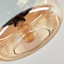 Boza Plafonnier, Boule lumineuse Ambre, 1 lumière