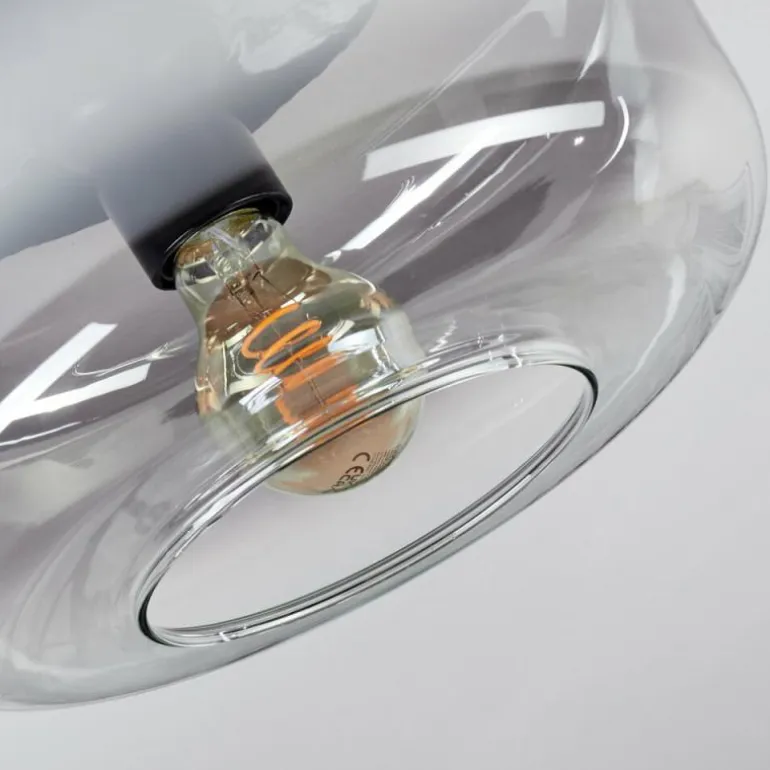 Boza Plafonnier, Boule lumineuse Clair, Fumé, 1 lumière
