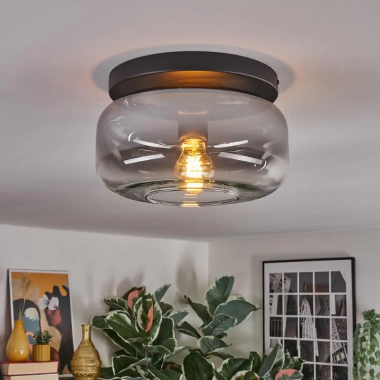Boza Plafonnier, Boule lumineuse Clair, Fumé, 1 lumière