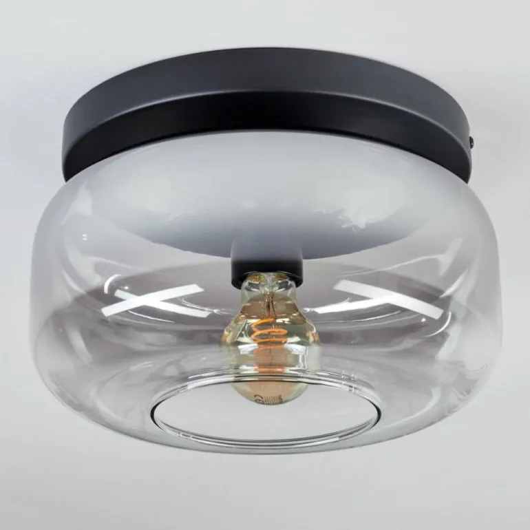 Boza Plafonnier, Boule lumineuse Clair, Fumé, 1 lumière