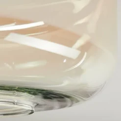Boza Plafonnier, Boule lumineuse Ambre, Clair, 1 lumière
