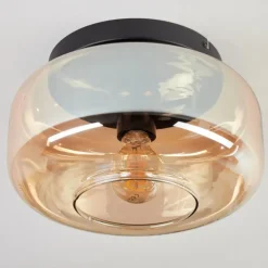 Boza Plafonnier, Boule lumineuse Ambre, 1 lumière