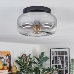 Boza Plafonnier, Boule lumineuse Clair, Fumé, 1 lumière