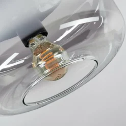 Boza Plafonnier, Boule lumineuse Clair, Fumé, 1 lumière