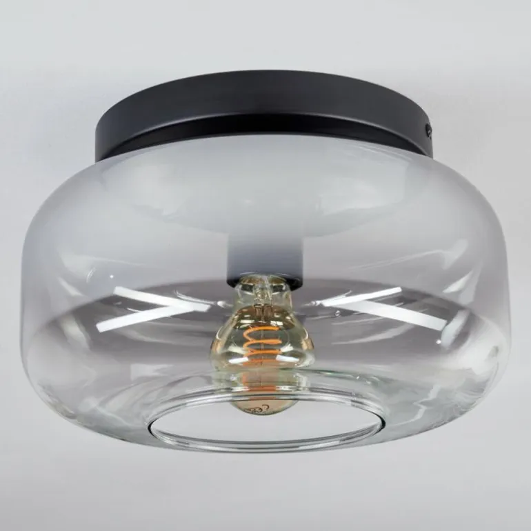 Boza Plafonnier, Boule lumineuse Clair, Fumé, 1 lumière