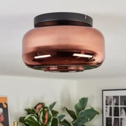 Boza Plafonnier, Boule lumineuse Cuivré, 1 lumière