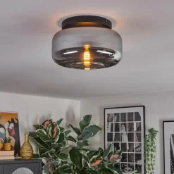 Boza Plafonnier, Boule lumineuse Fumé, 1 lumière
