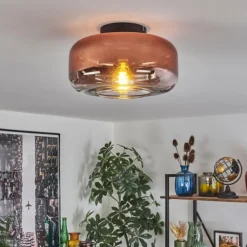 Boza Plafonnier Clair, Cuivré, 1 lumière