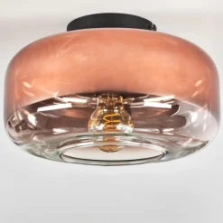Boza Plafonnier Clair, Cuivré, 1 lumière