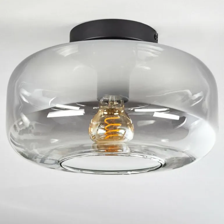 Boza Plafonnier Clair, Fumé, 1 lumière