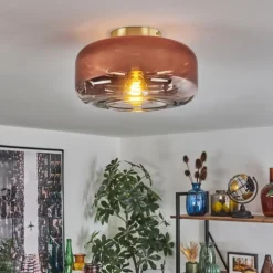 Boza Plafonnier Laiton, 1 lumière