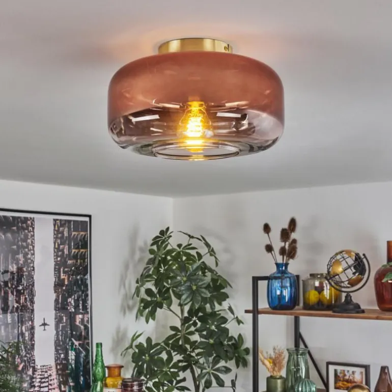 Boza Plafonnier Laiton, 1 lumière