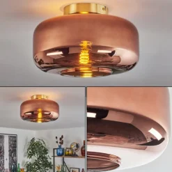 Boza Plafonnier Laiton, 1 lumière
