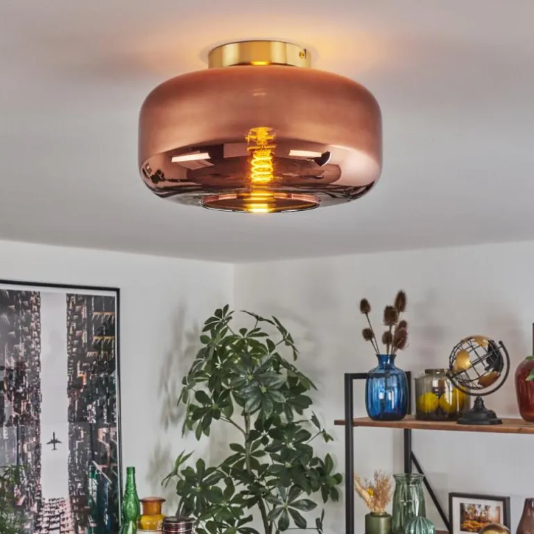 Boza Plafonnier Laiton, 1 lumière