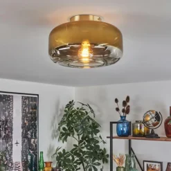 Boza Plafonnier Laiton, 1 lumière