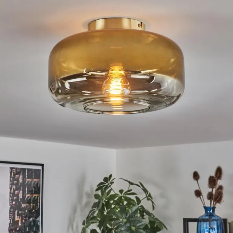 Boza Plafonnier Laiton, 1 lumière