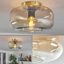 Boza Plafonnier Laiton, 1 lumière