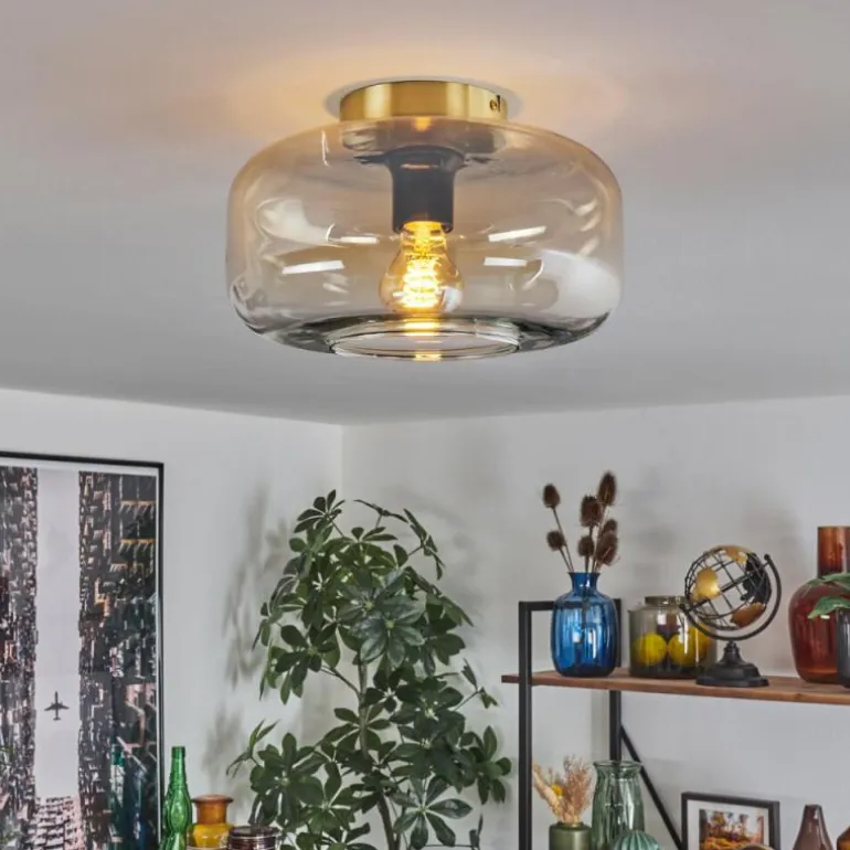 Boza Plafonnier Laiton, 1 lumière