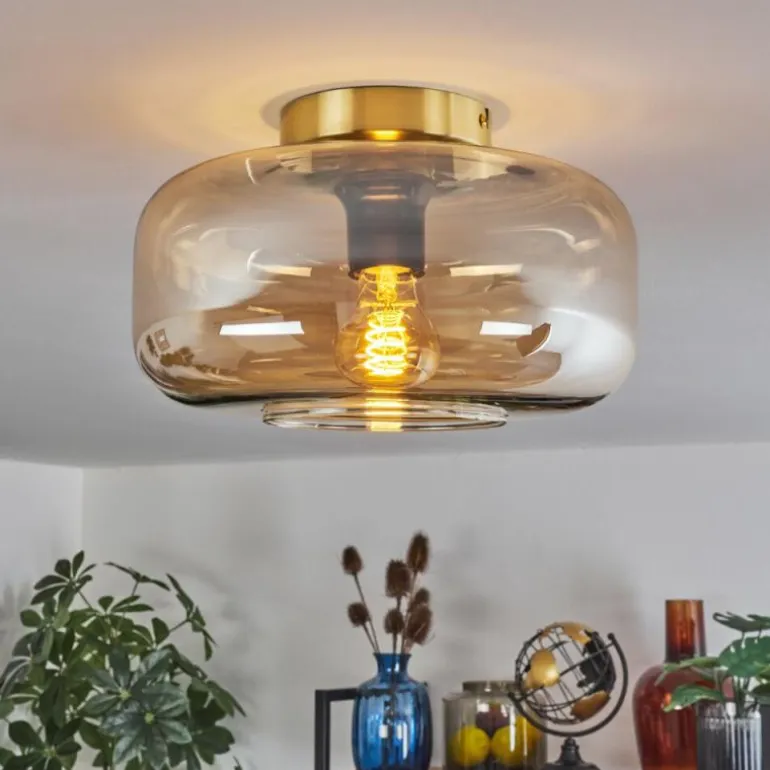 Boza Plafonnier Laiton, 1 lumière