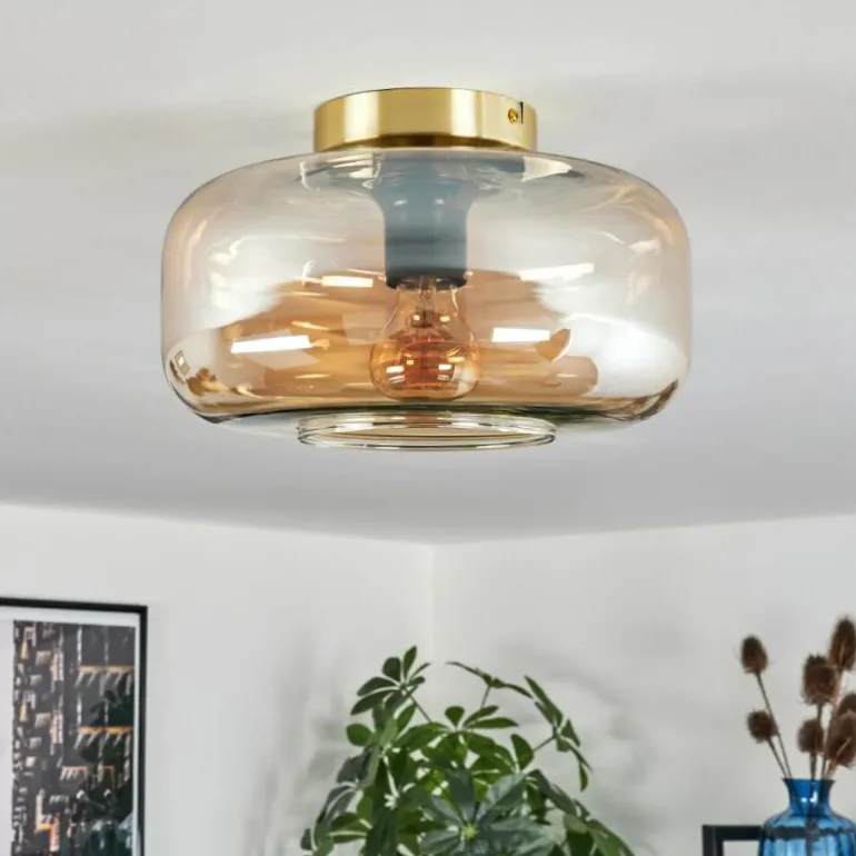 Boza Plafonnier Laiton, 1 lumière
