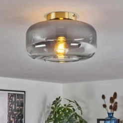 Boza Plafonnier Laiton, 1 lumière