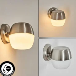 Bramdrupdam Lampe murale d´extérieur, Applique murale Nickel mat, 1 lumière