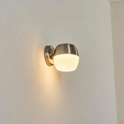 Bramdrupdam Lampe murale d´extérieur, Applique murale Nickel mat, 1 lumière