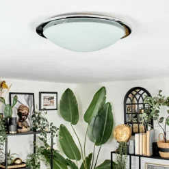 Brena Plafonnier Argenté, 2 lumières