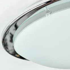 Brena Plafonnier Argenté, 2 lumières