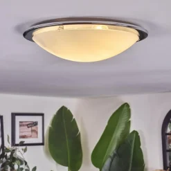 Brena Plafonnier Argenté, 2 lumières