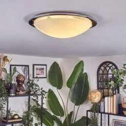 Brena Plafonnier Argenté, 2 lumières