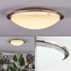 Brena Plafonnier LED Nickel mat, 1 lumière