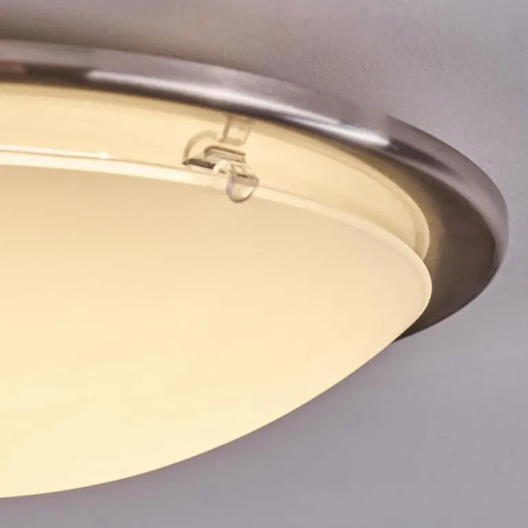 Brena Plafonnier LED Nickel mat, 1 lumière