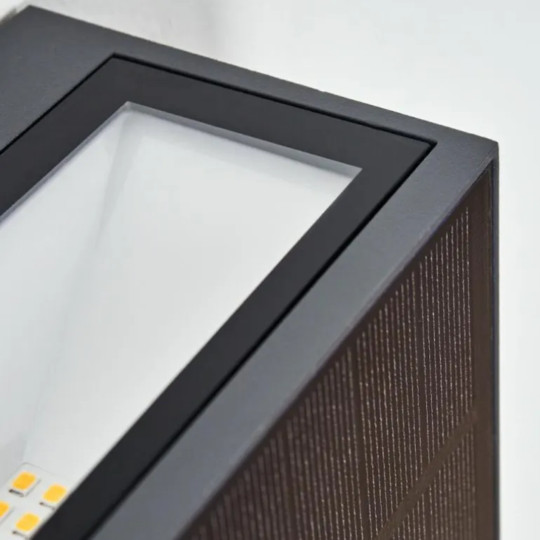 Brydebjerg Lampe murale d´extérieur, Luminaire Up & Down, Applique murale LED Noir, 1 lumière