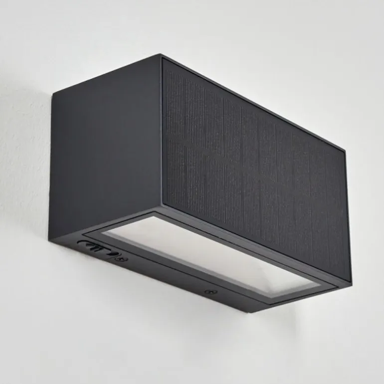 Brydebjerg Lampe murale d´extérieur, Luminaire Up & Down, Applique murale LED Noir, 1 lumière