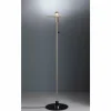 BST 23 Tecnolumen Lampadaire Nickel mat, Noir, 1 lumière