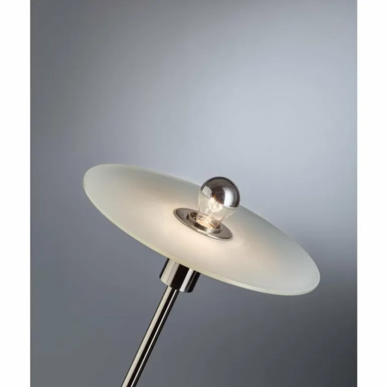BST 23 Tecnolumen Lampadaire Nickel mat, Noir, 1 lumière