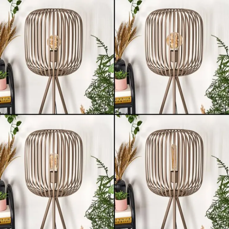 Bystrup Lampadaire Beige, Sable, 1 lumière