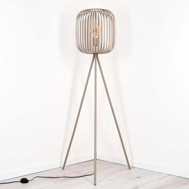 Bystrup Lampadaire Beige, Sable, 1 lumière