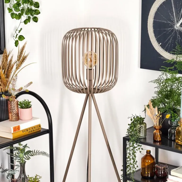 Bystrup Lampadaire Beige, Sable, 1 lumière