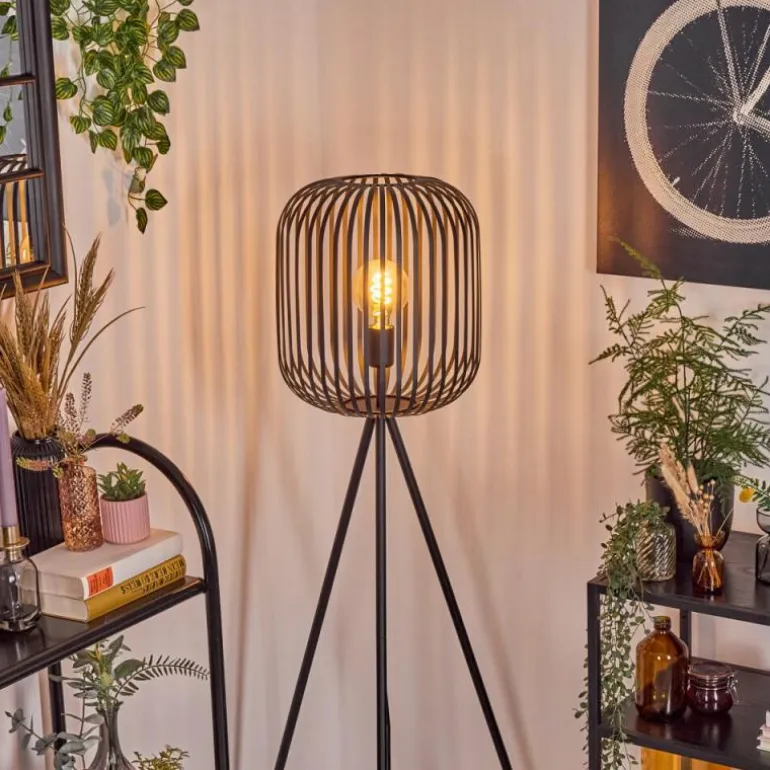 Bystrup Lampadaire Noir, 1 lumière