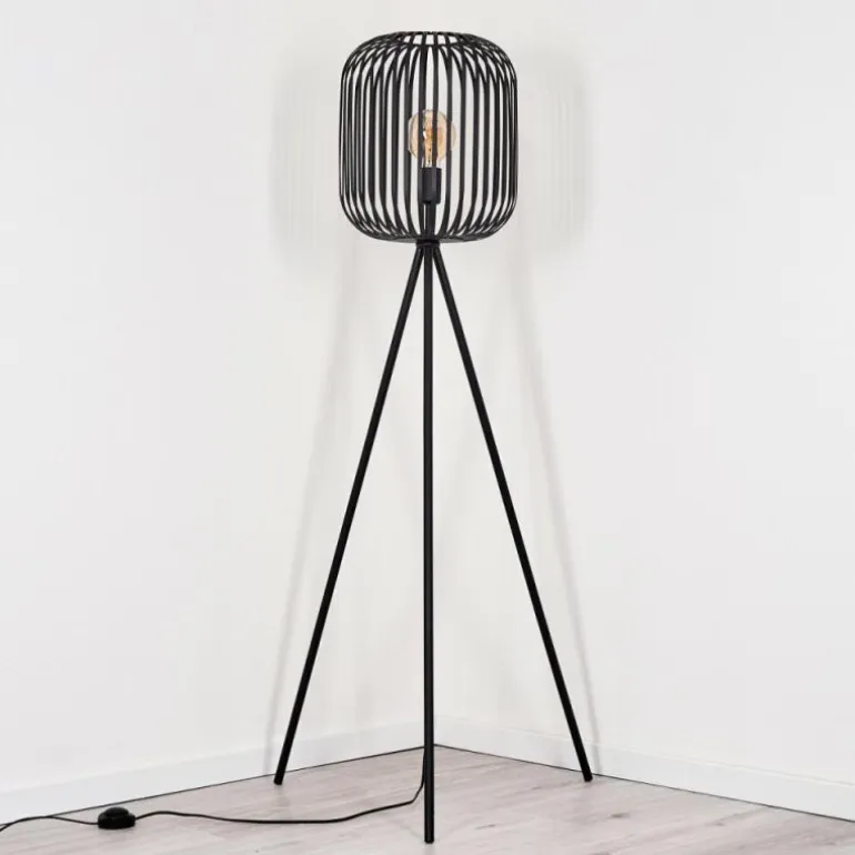 Bystrup Lampadaire Noir, 1 lumière