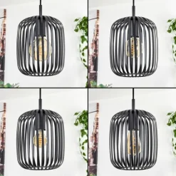 Bystrup Suspension, Suspension Noir, 3 lumières